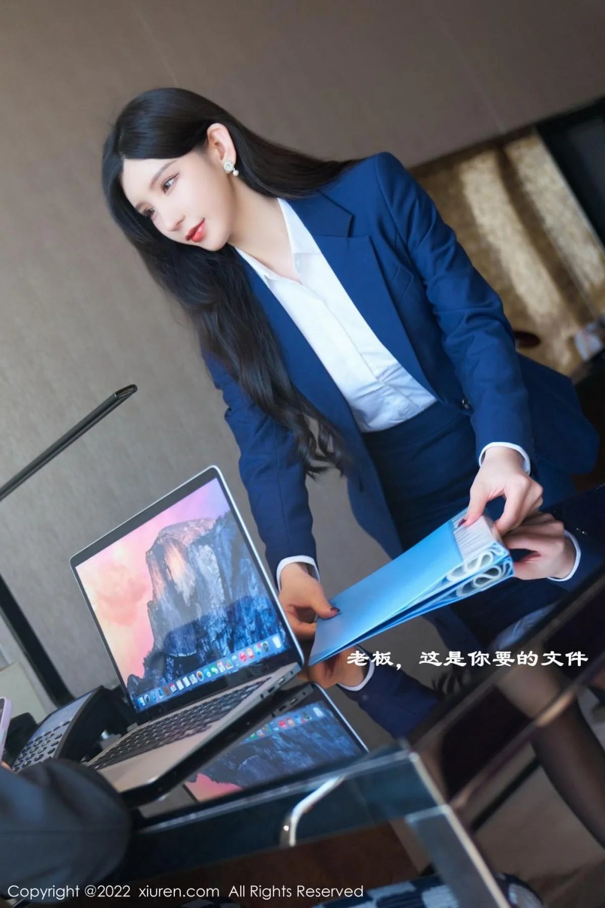 周于希Sally职场风云黑色蕾丝情趣内衣秀惹火身材绝美写真 第 45 张