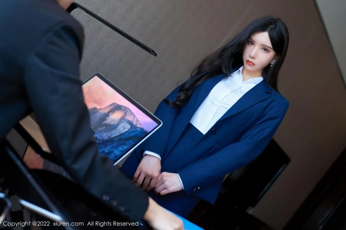 周于希Sally职场风云黑色蕾丝情趣内衣秀惹火身材绝美写真 第 51 张