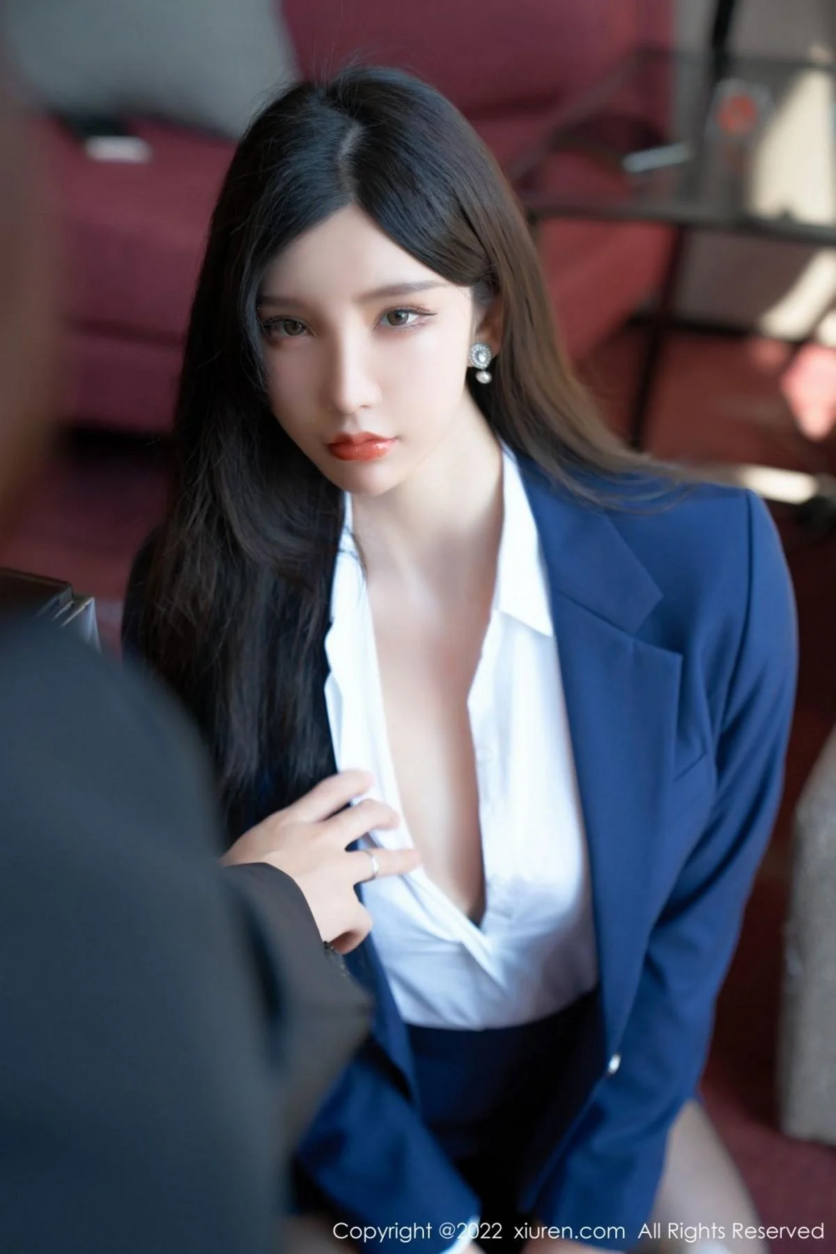 周于希Sally职场风云黑色蕾丝情趣内衣秀惹火身材绝美写真 第 52 张
