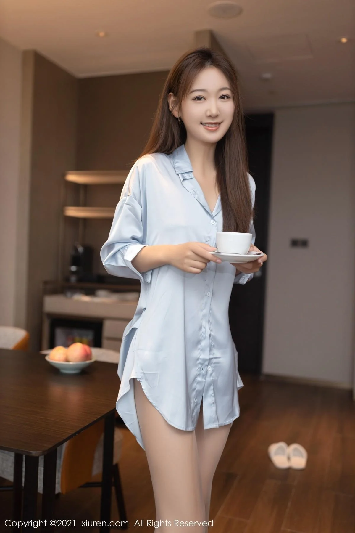 唐安琪江浙沪旅拍男友衬衫主题开档肉丝秀翘臀绝美写真 第 10 张