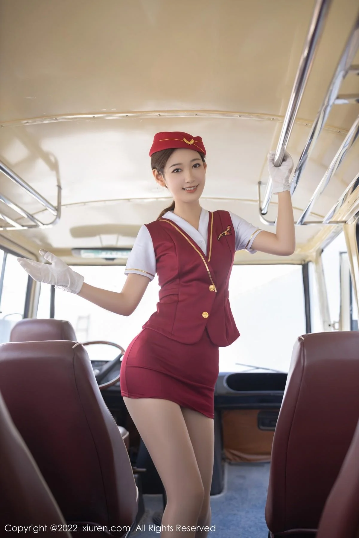 唐安琪角色扮演车内半脱露性感内衣开档肉丝撩人绝美写真 第 6 张