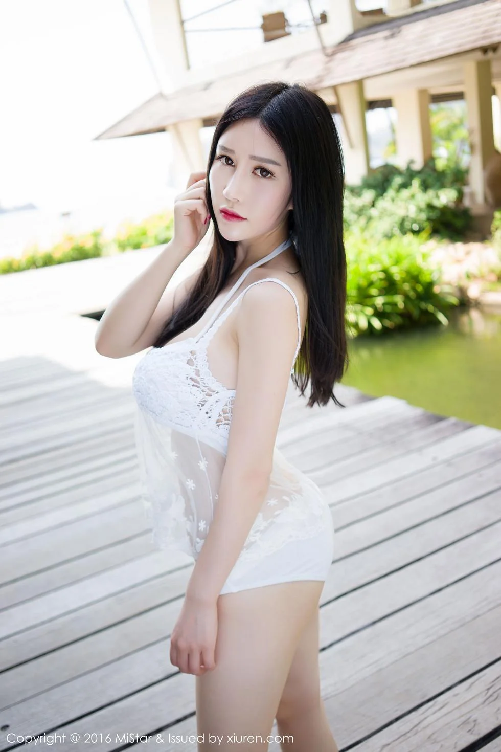 于姬Una兰卡威旅拍比基尼湿身豪乳绝美写真 第 91 张