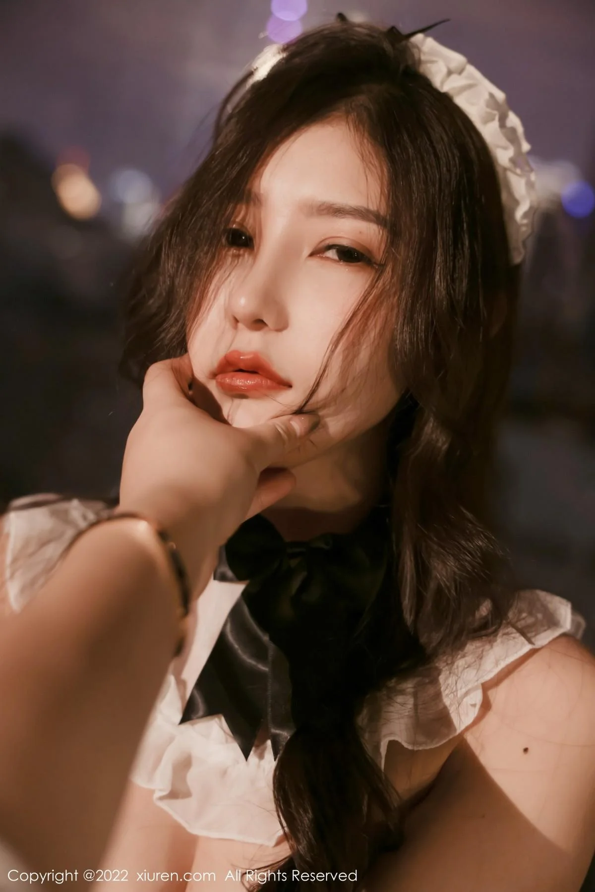 尹甜甜私房性感黑色女仆装情趣捆绑秀完美身材绝美写真 第 37 张