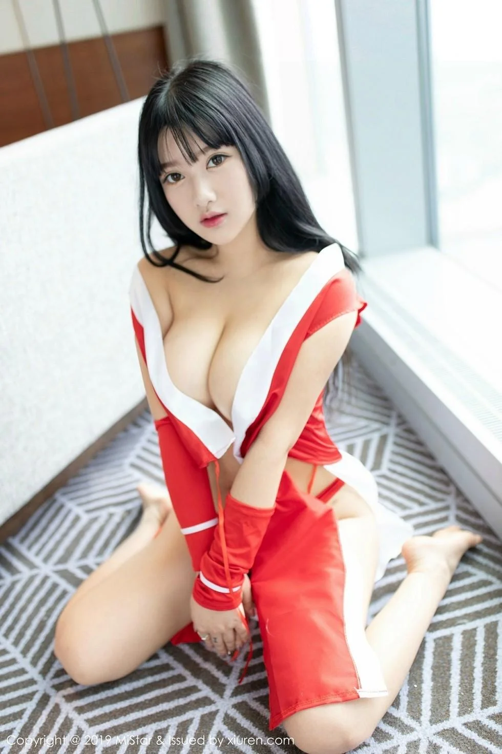 巨乳小尤奈私房COS不知火舞秀火辣身材喷血绝美写真 第 41 张