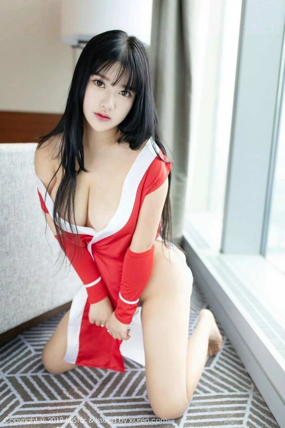 巨乳小尤奈私房COS不知火舞秀火辣身材喷血绝美写真 第 65 张