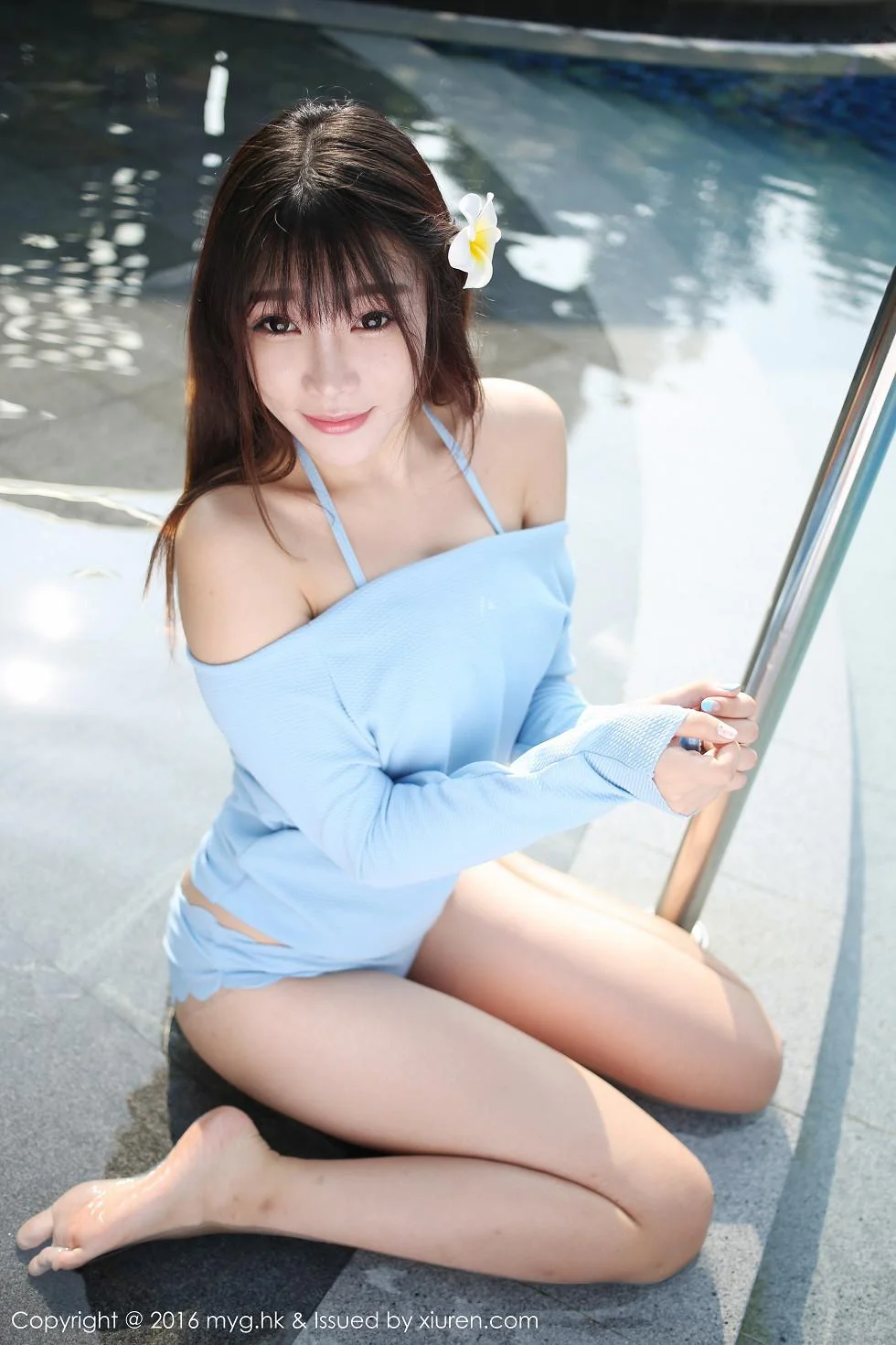 芝芝Booty三亚旅拍半脱内裤湿身秀美臀绝美写真 第 109 张