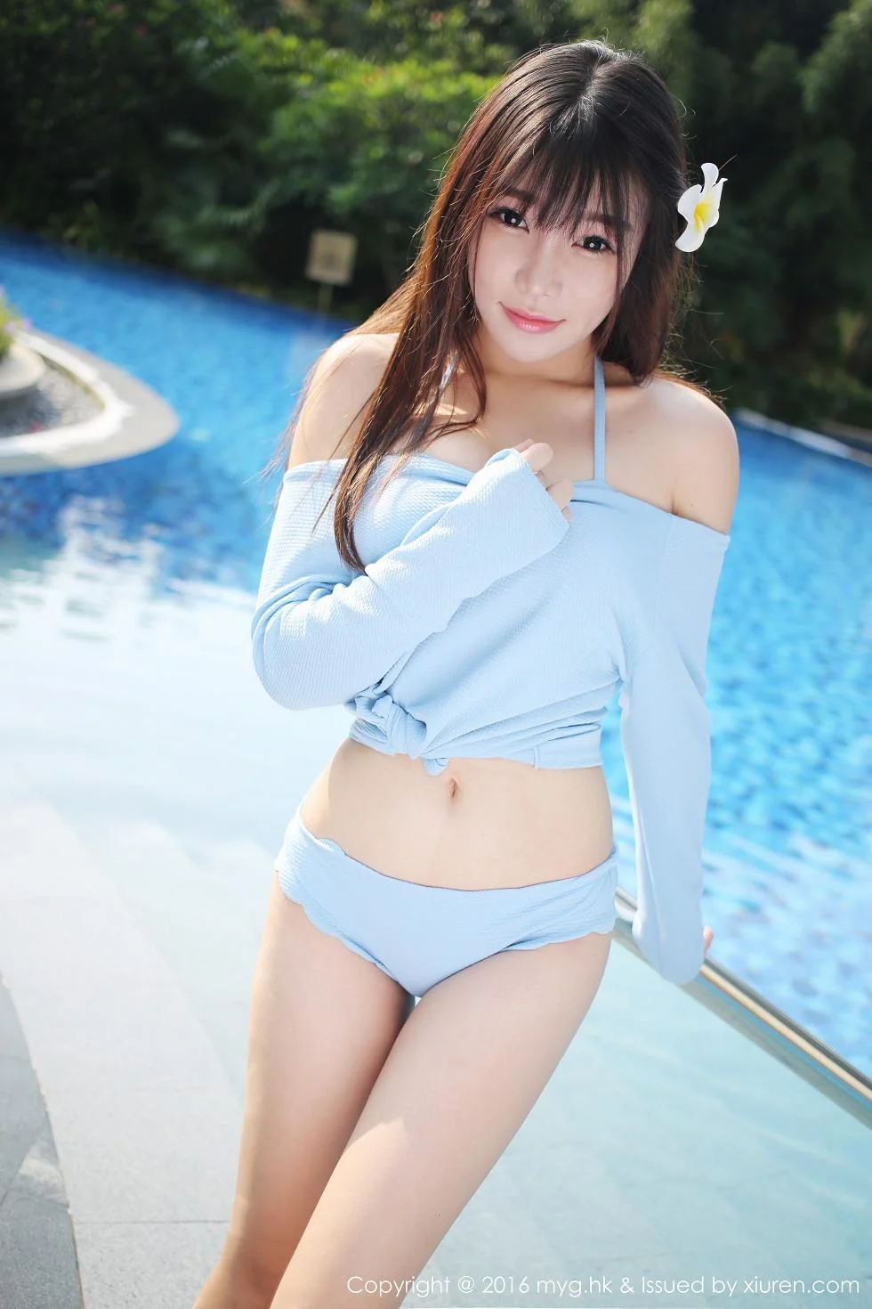 芝芝Booty三亚旅拍半脱内裤湿身秀美臀绝美写真 第 117 张