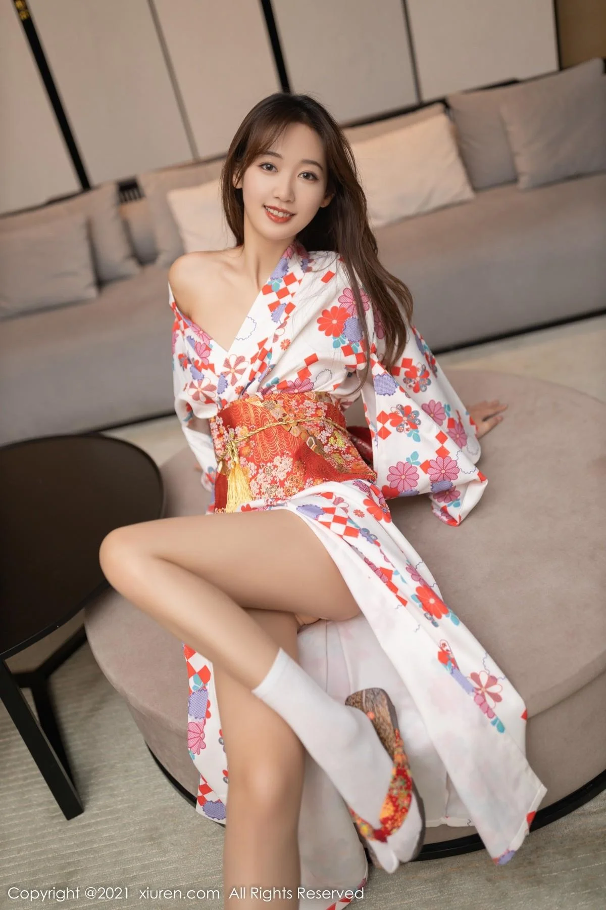 唐安琪江浙沪旅拍日料情景主题脱和服露蕾丝内衣绝美写真 第 12 张