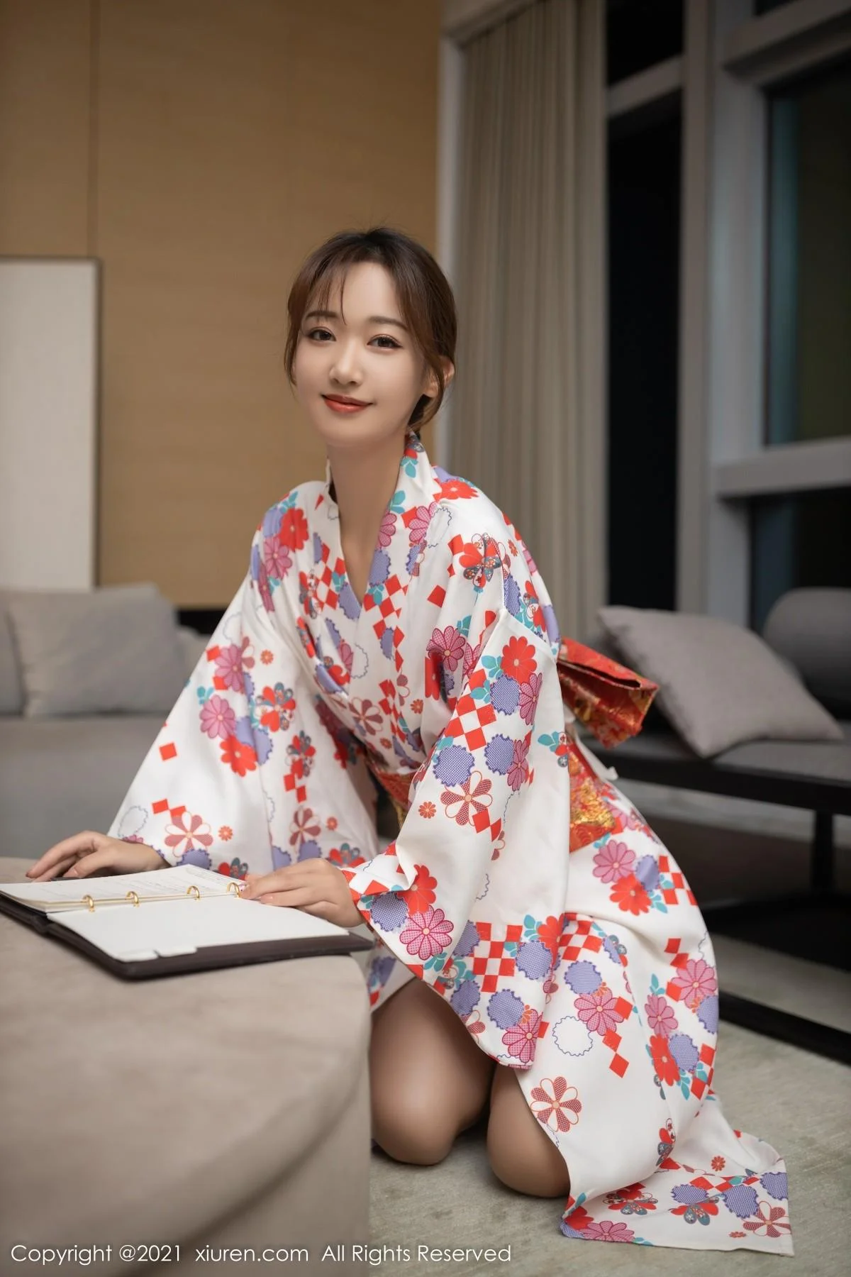 唐安琪江浙沪旅拍日料情景主题脱和服露蕾丝内衣绝美写真 第 19 张