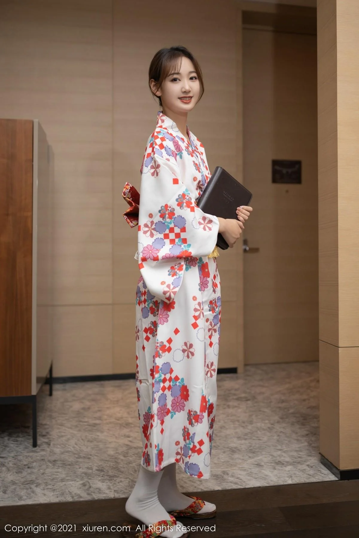 唐安琪江浙沪旅拍日料情景主题脱和服露蕾丝内衣绝美写真 第 2 张