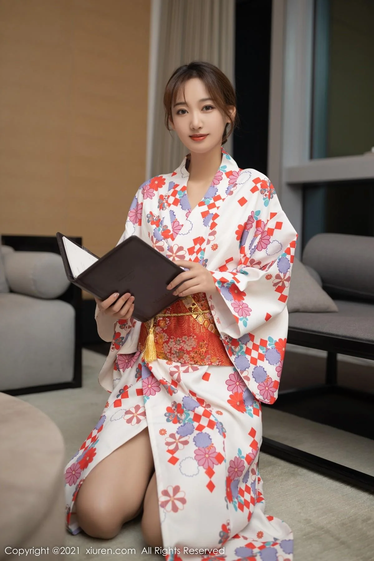 唐安琪江浙沪旅拍日料情景主题脱和服露蕾丝内衣绝美写真 第 20 张