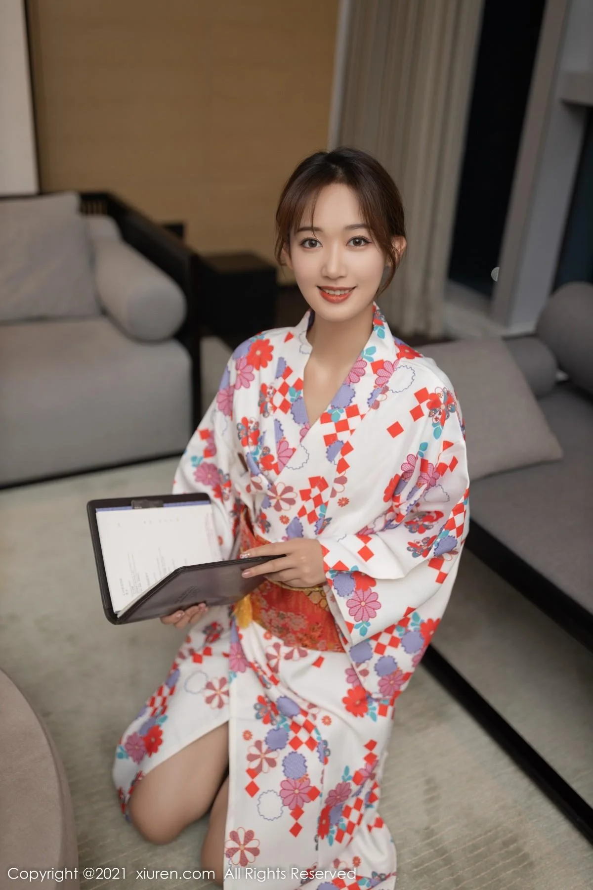 唐安琪江浙沪旅拍日料情景主题脱和服露蕾丝内衣绝美写真 第 21 张