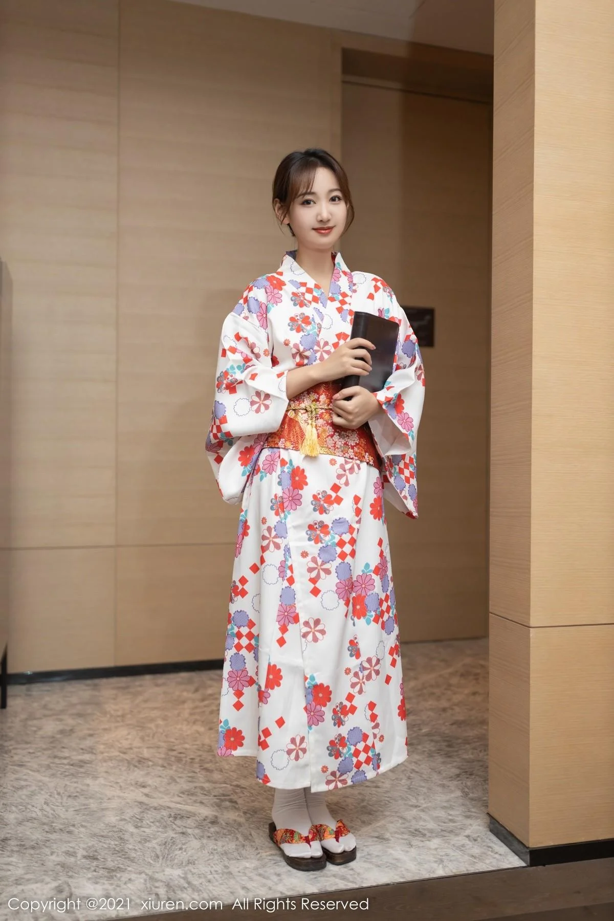 唐安琪江浙沪旅拍日料情景主题脱和服露蕾丝内衣绝美写真 第 3 张