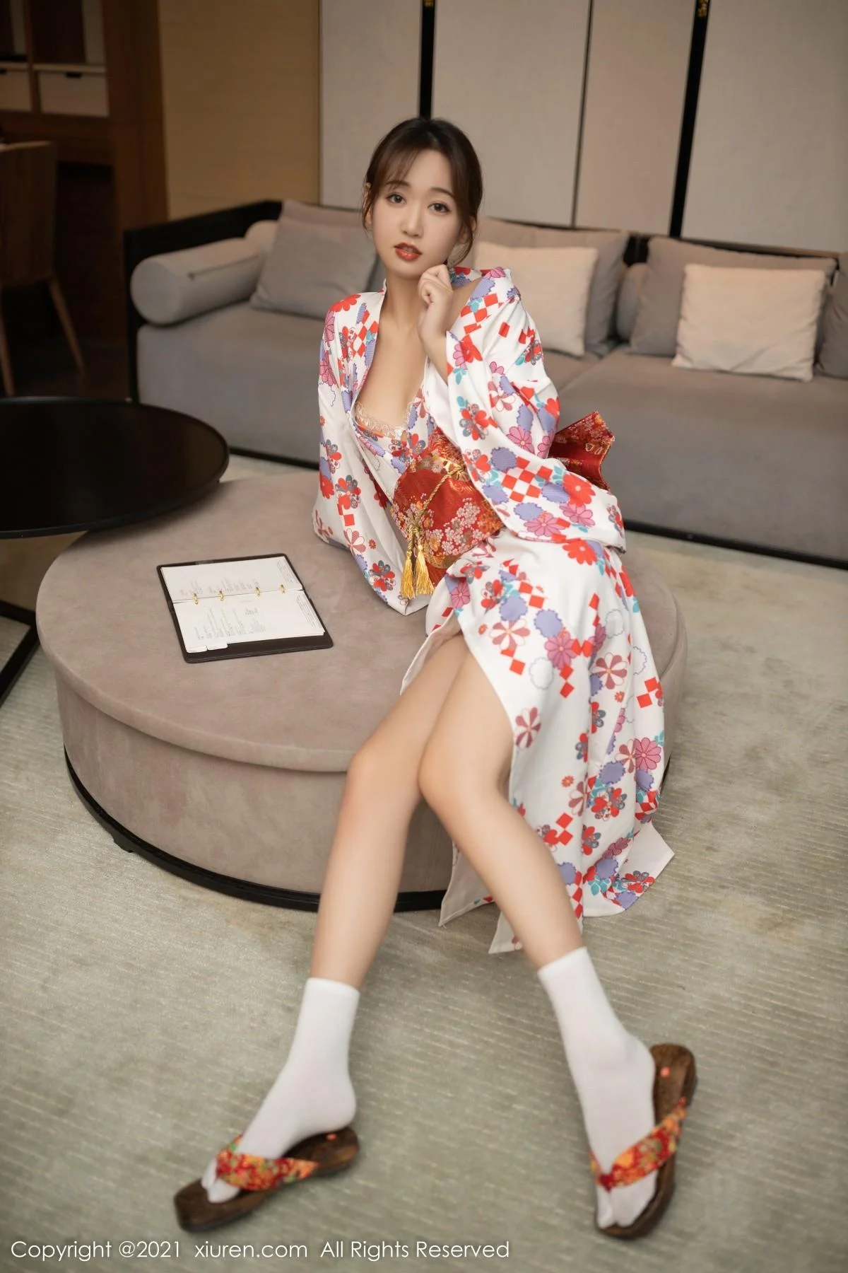 唐安琪江浙沪旅拍日料情景主题脱和服露蕾丝内衣绝美写真 第 31 张