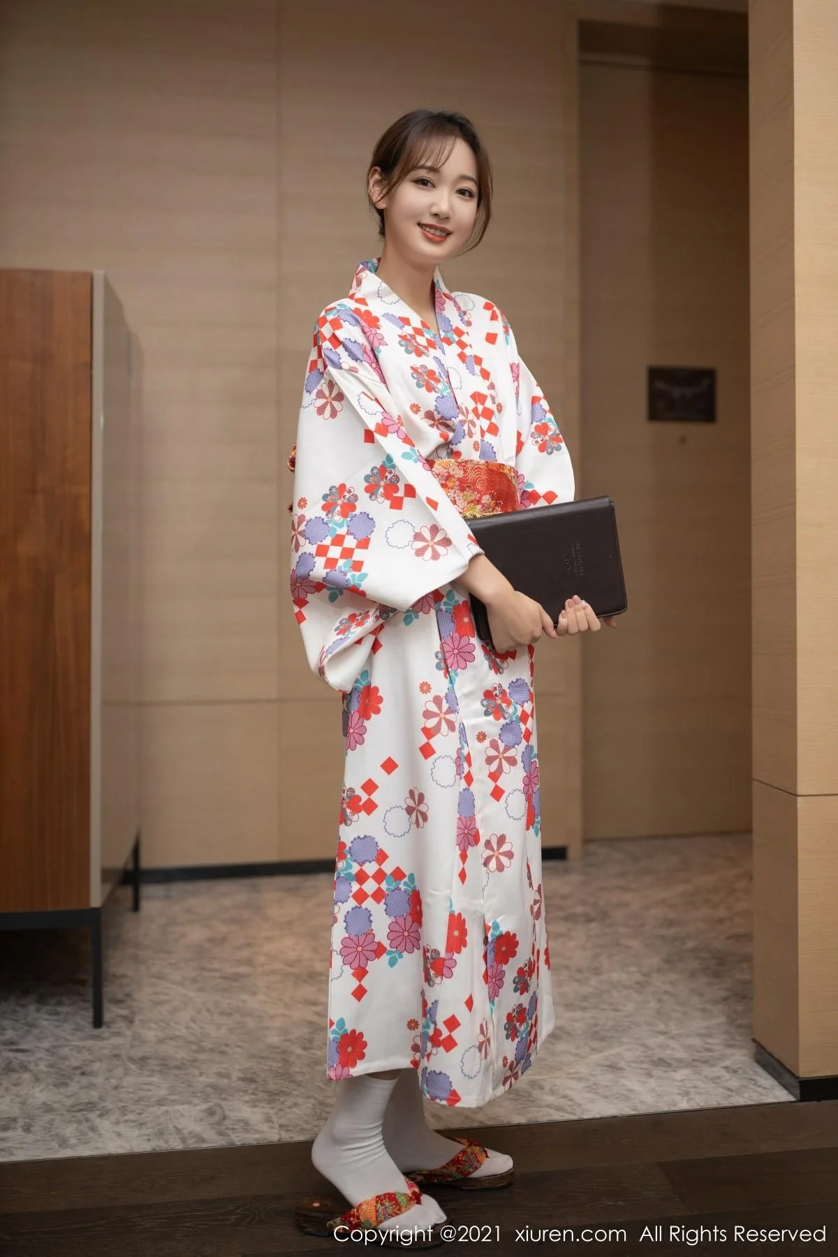 唐安琪江浙沪旅拍日料情景主题脱和服露蕾丝内衣绝美写真 第 4 张