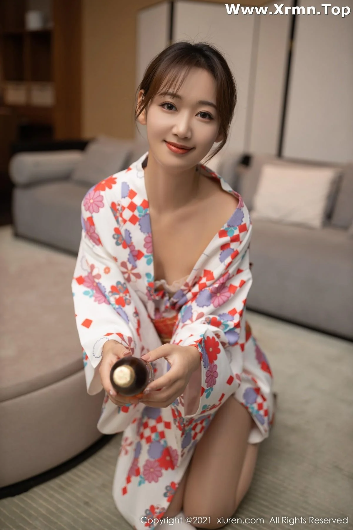 唐安琪江浙沪旅拍日料情景主题脱和服露蕾丝内衣绝美写真 第 46 张