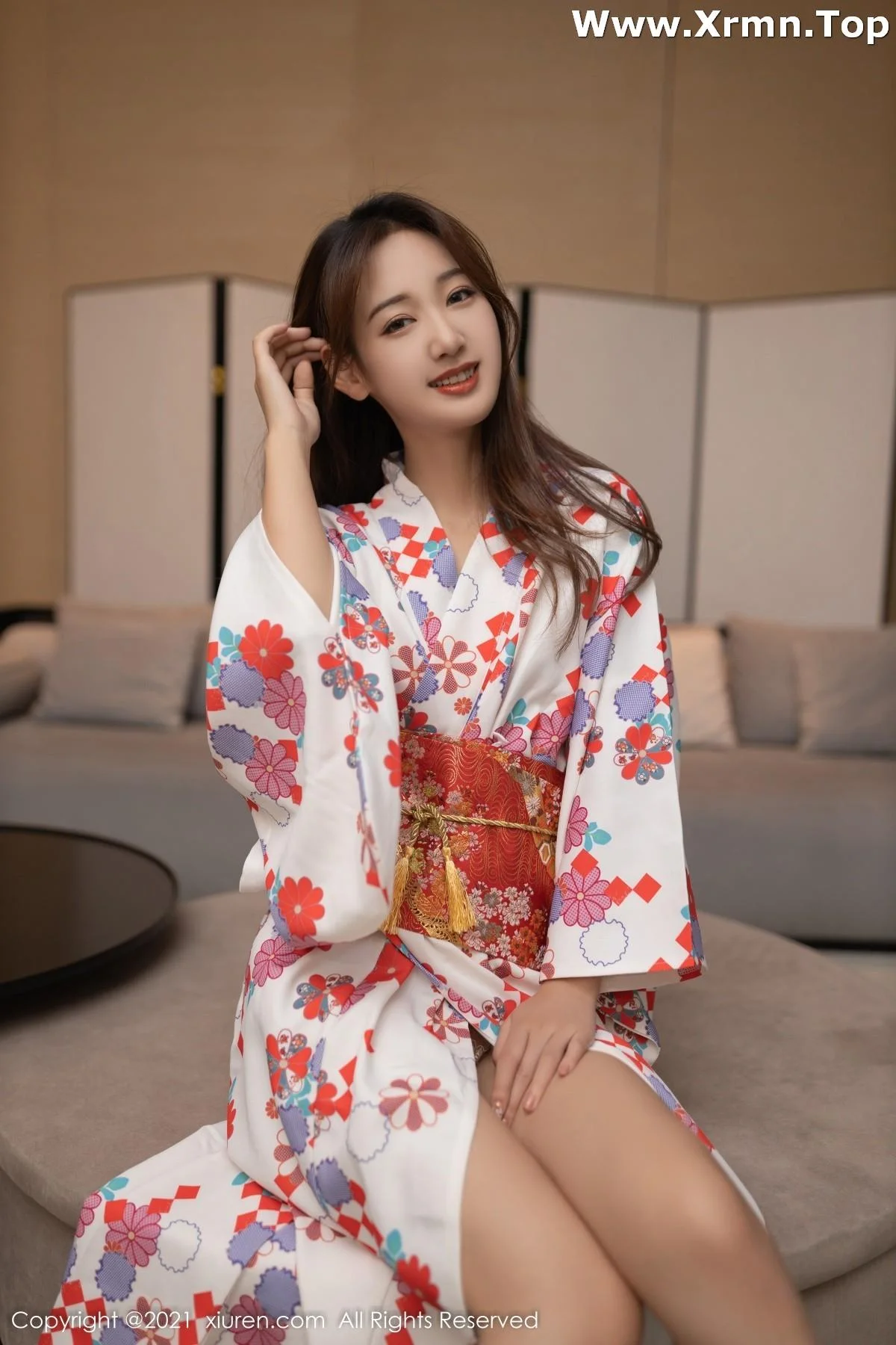 唐安琪江浙沪旅拍日料情景主题脱和服露蕾丝内衣绝美写真 第 9 张