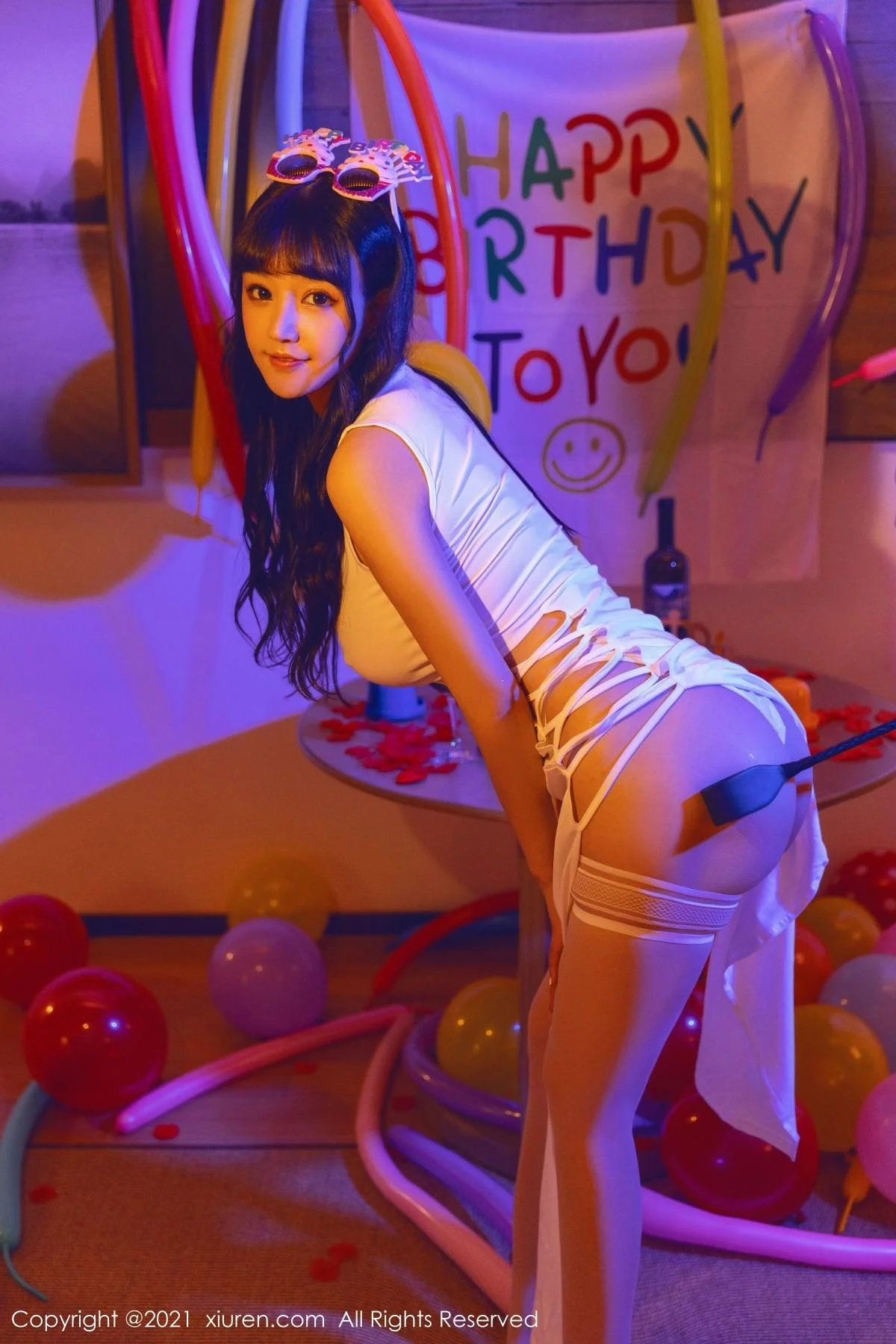 王雨纯＆朱可儿生日party主题私房暗色灯光下撩人绝美写真 第 42 张