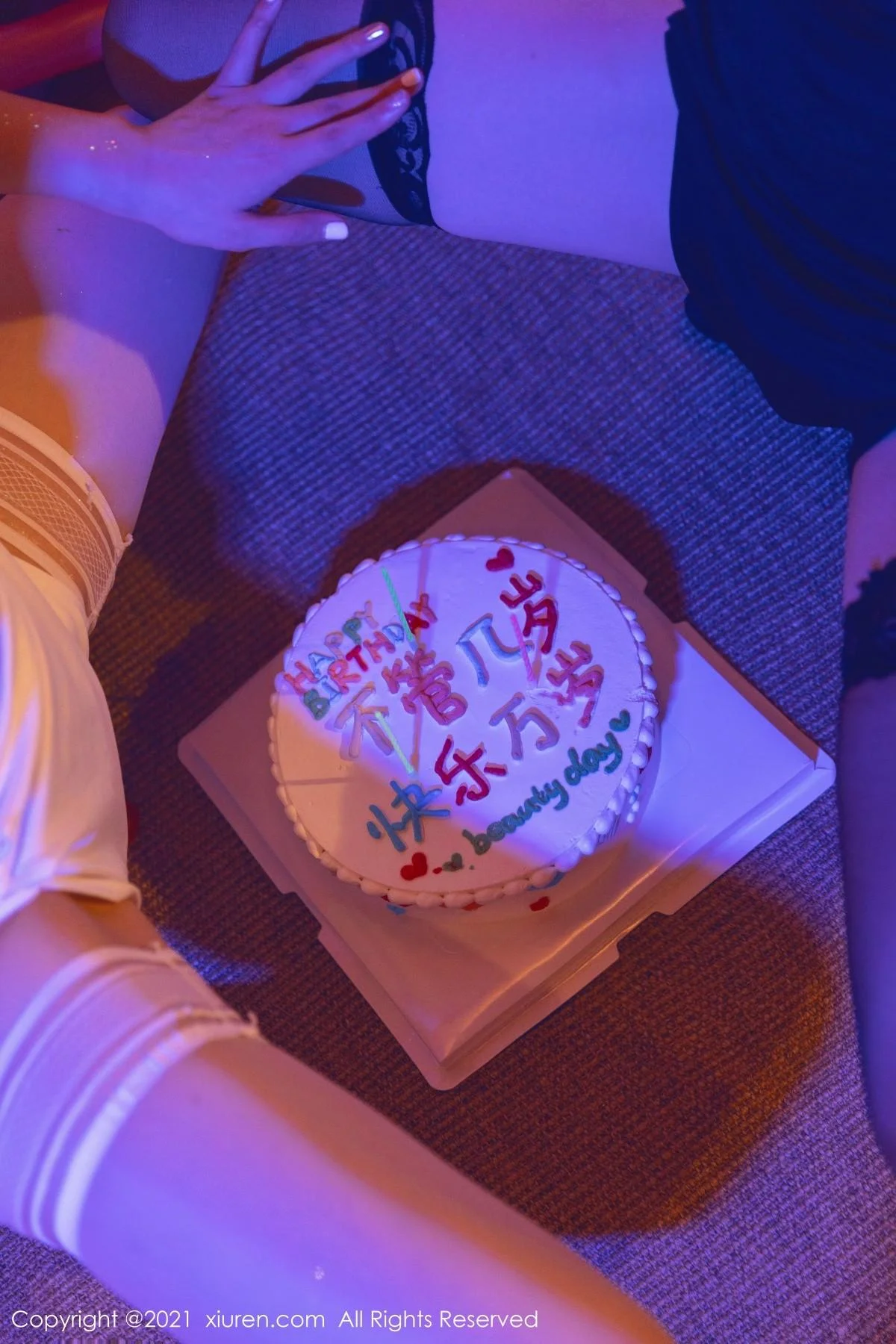 王雨纯＆朱可儿生日party主题私房暗色灯光下撩人绝美写真 第 59 张