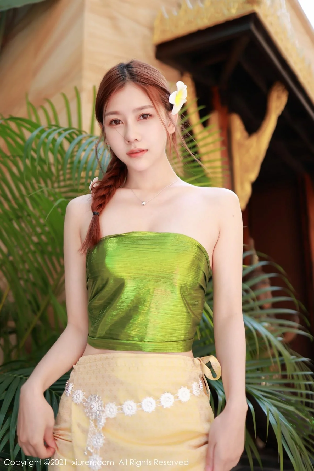 合集夏西＆尹甜甜异域风情主题半脱秀火辣身材绝美写真 第 12 张