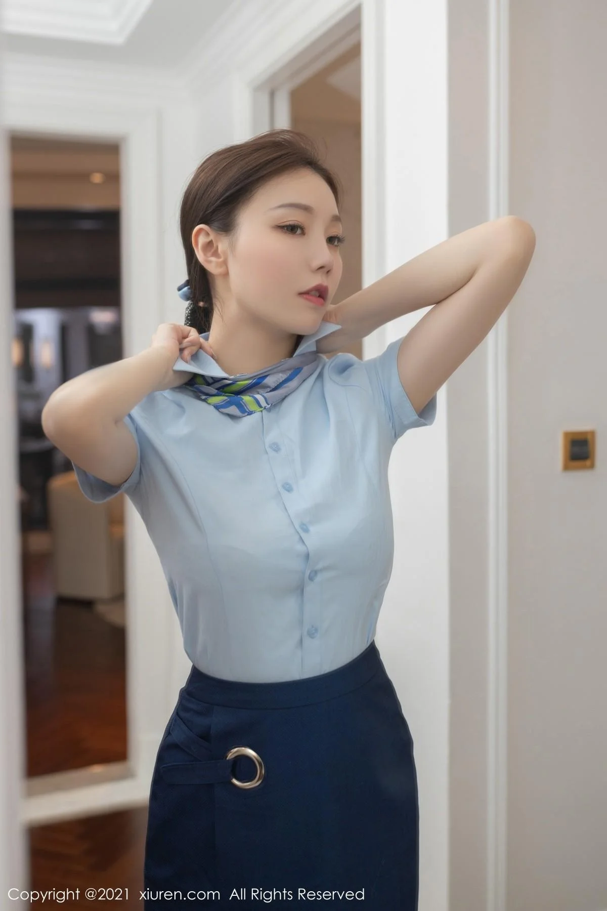 安然Maleah起床日记主题性感黑色内衣配肉丝裤袜绝美写真 第 61 张
