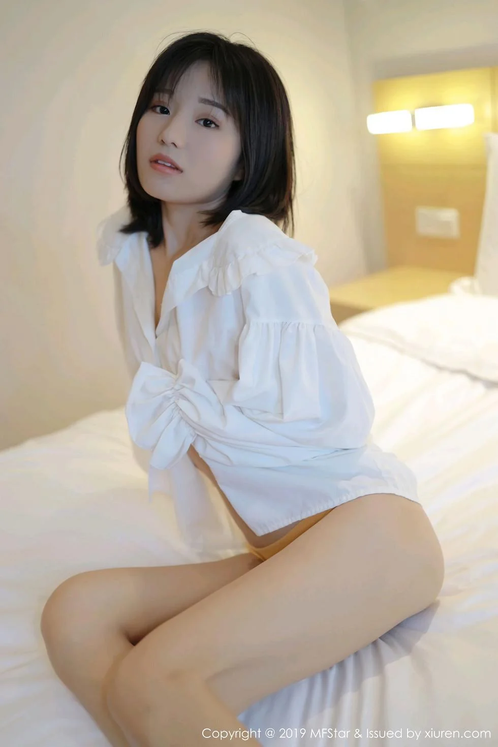 仓井优香居家床上脱性感白衬衣大尺度全裸惹火绝美写真 第 57 张