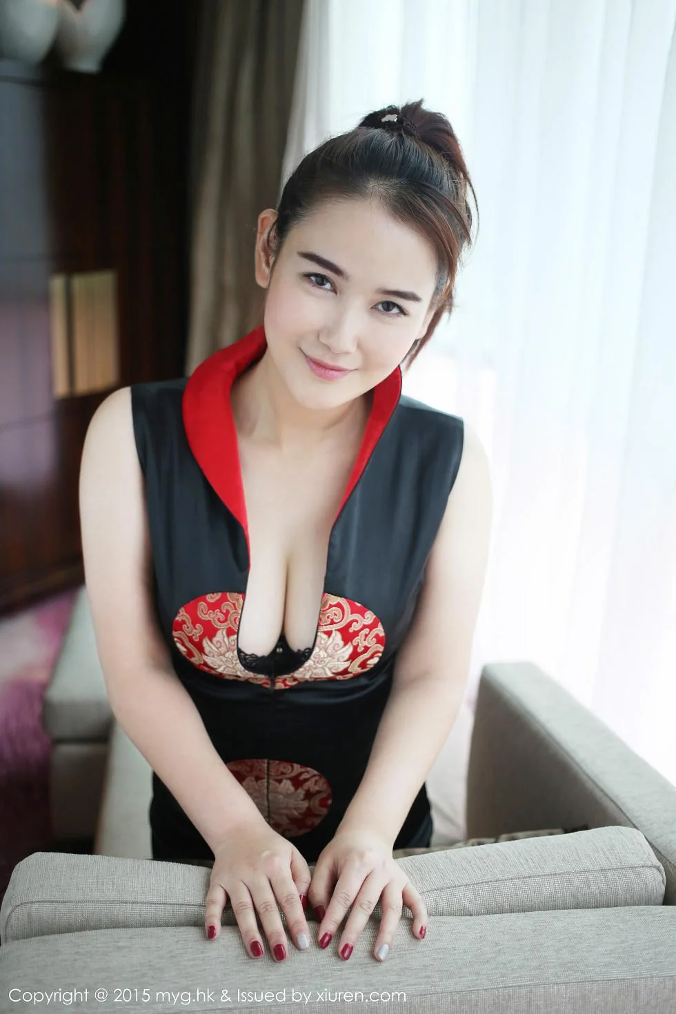 猫本amy白色薄纱透视裙完美身材极致绝美写真 第 45 张