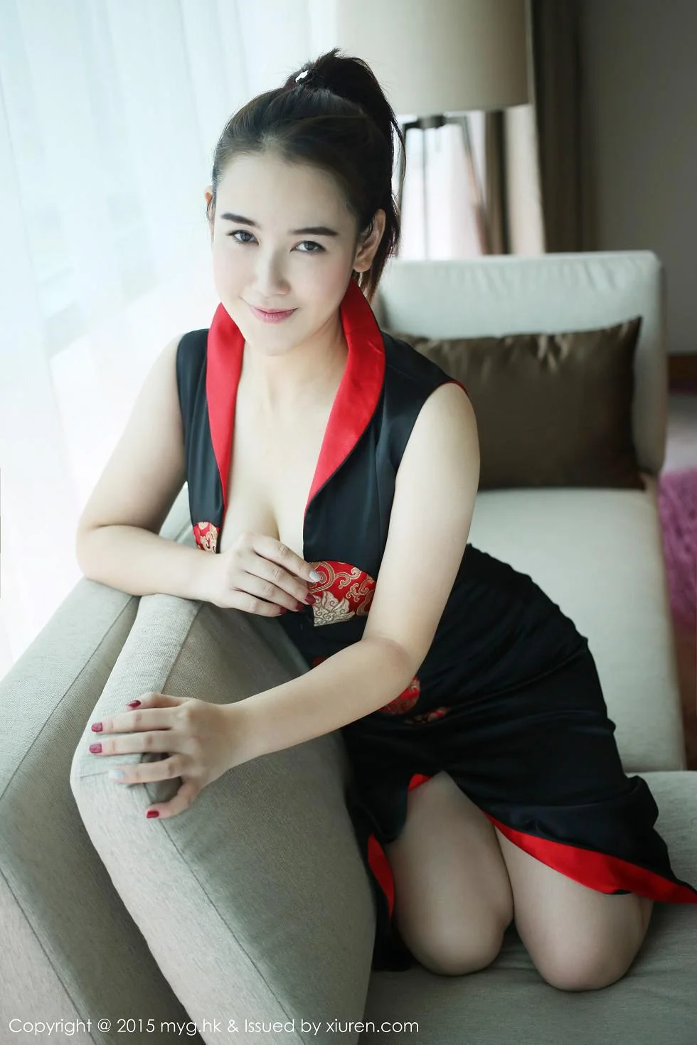 猫本amy白色薄纱透视裙完美身材极致绝美写真 第 52 张