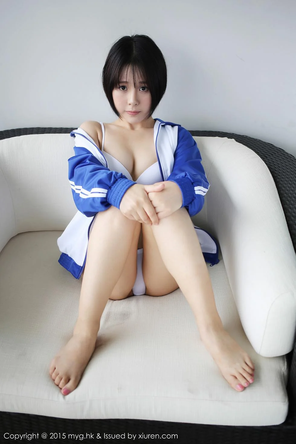 Evelyn艾莉三亚旅拍白色内衣撩人姿势绝美写真 第 57 张
