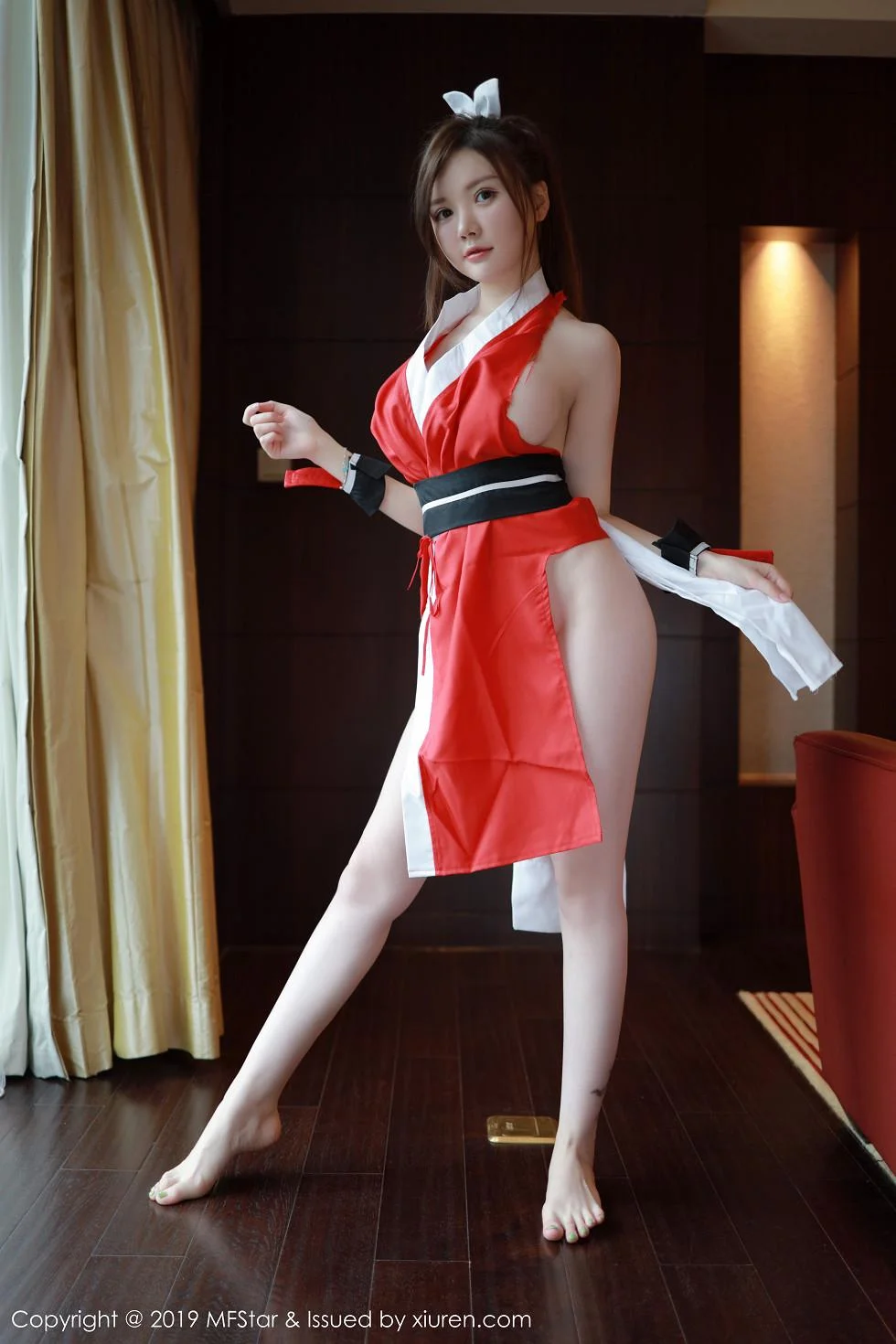 糯美子Mini私房COS经典不知火舞系列火辣绝美写真 第 36 张