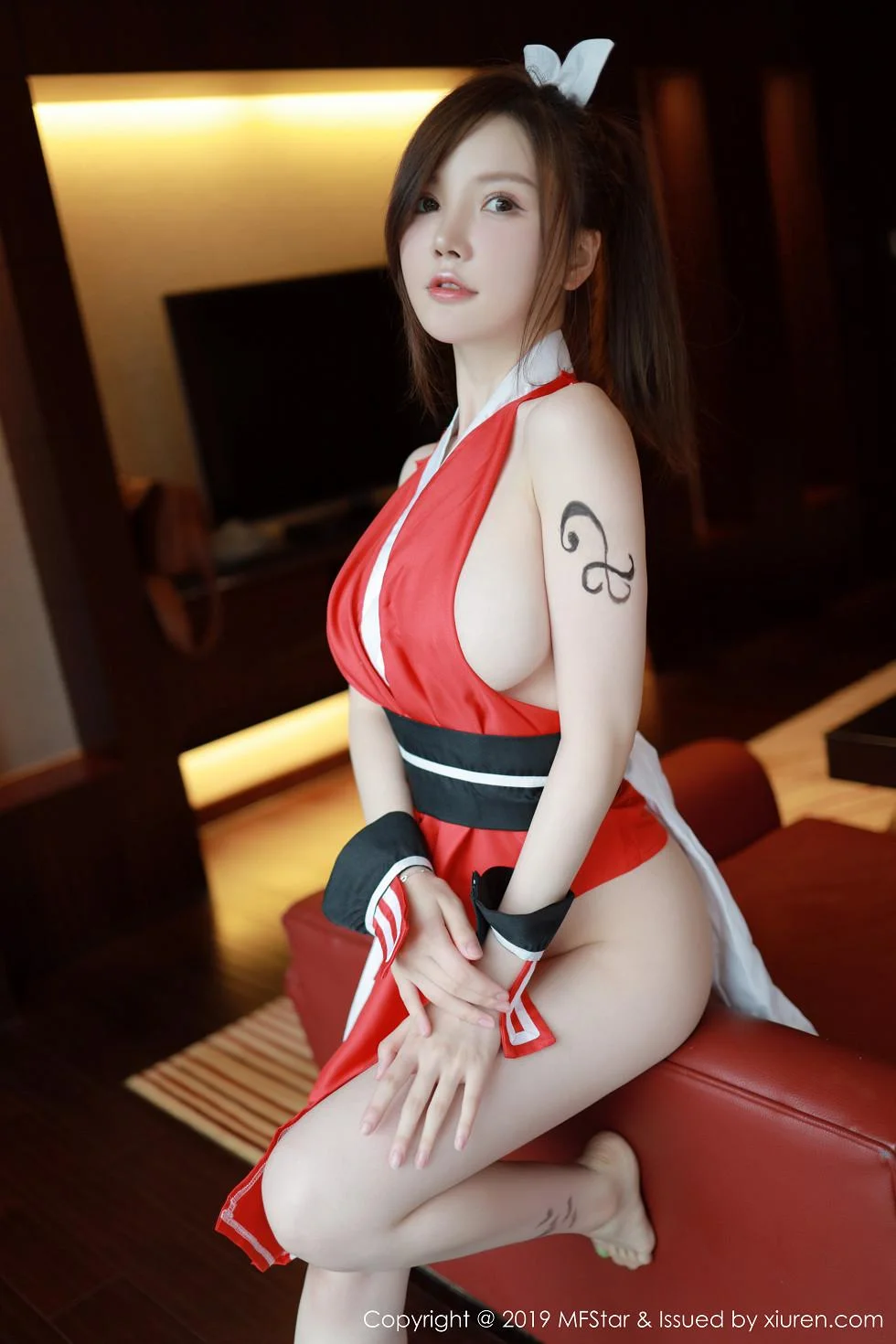 糯美子Mini私房COS经典不知火舞系列火辣绝美写真 第 5 张