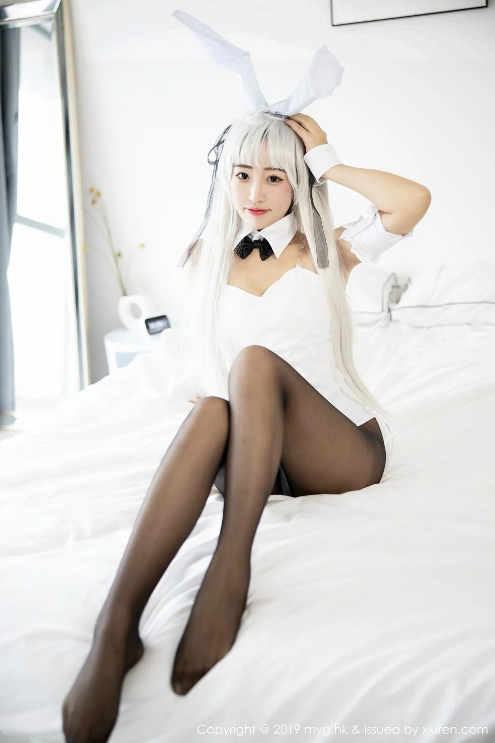 童丹娜cara性感兔女郎无内黑丝裤袜秀翘臀极致绝美写真 第 3 张