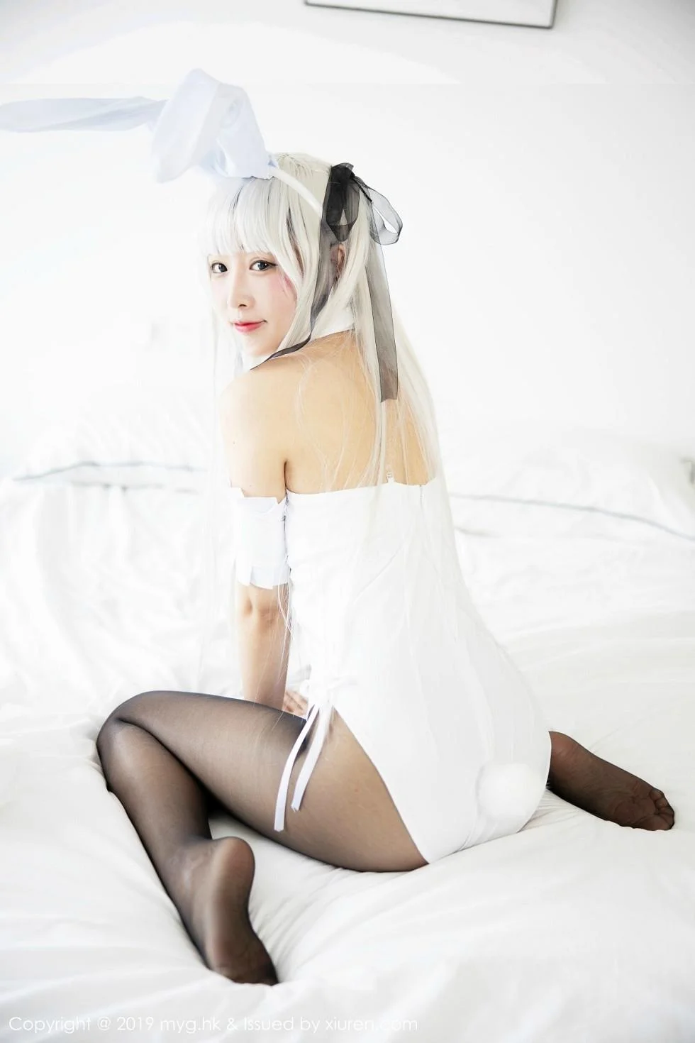 童丹娜cara性感兔女郎无内黑丝裤袜秀翘臀极致绝美写真 第 40 张