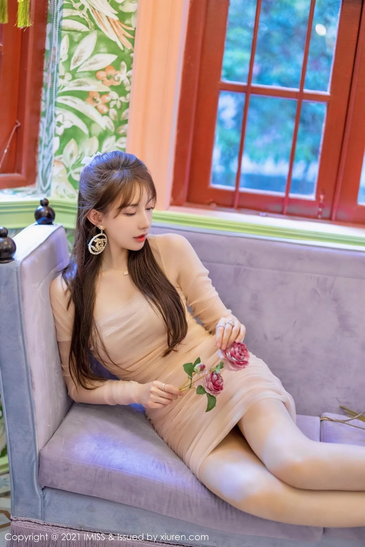 气质Lynn刘奕宁户外街拍系列+私房薄纱裙秀美腿绝美写真 第 70 张