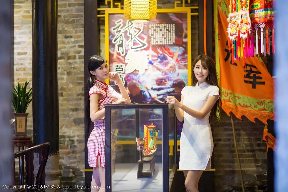 王曼妮&谭小雅古典旗袍风完美身材性感迷人写真 第 12 张