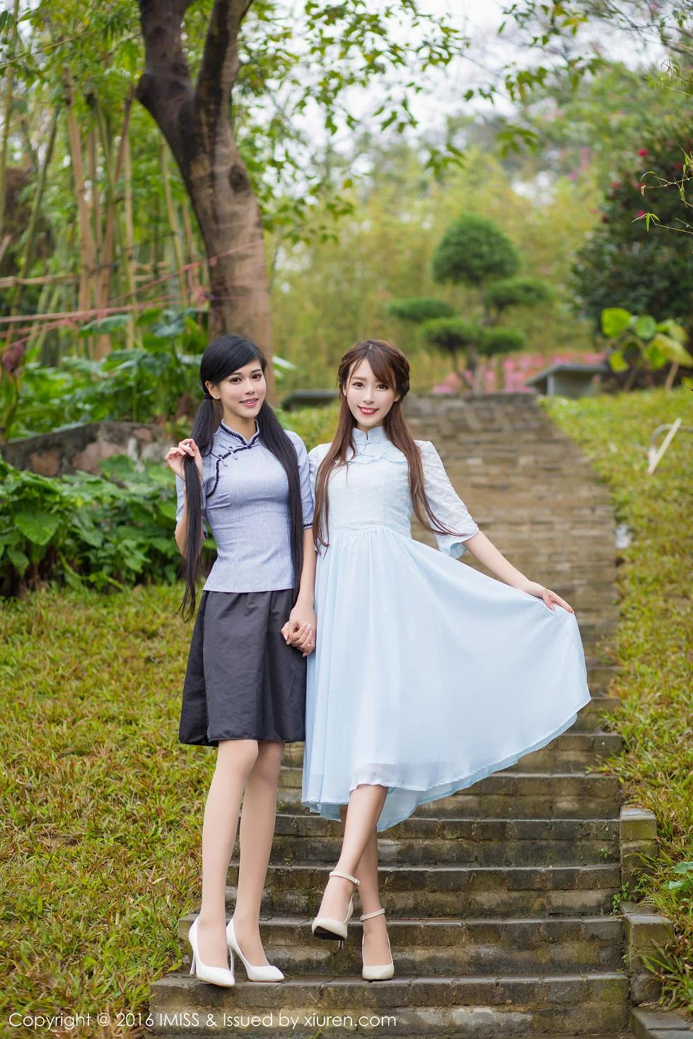 王曼妮&谭小雅古典旗袍风完美身材性感迷人写真 第 65 张