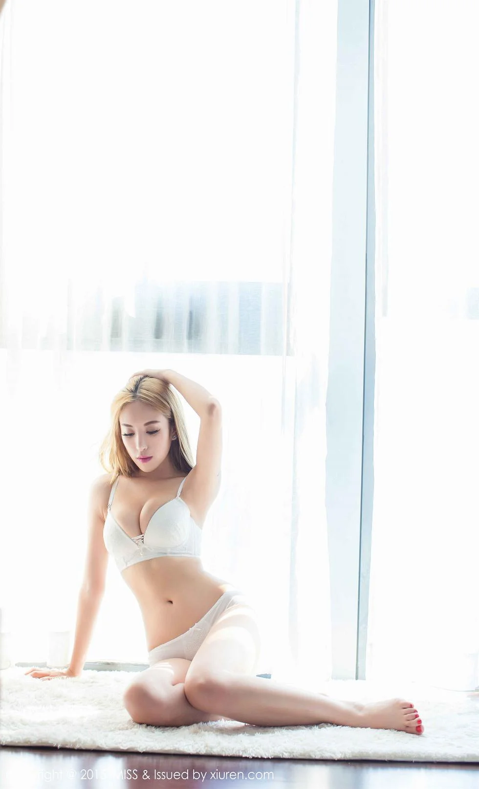 混血陈思琪Art白色内衣饱满双乳撩人绝美写真 第 52 张