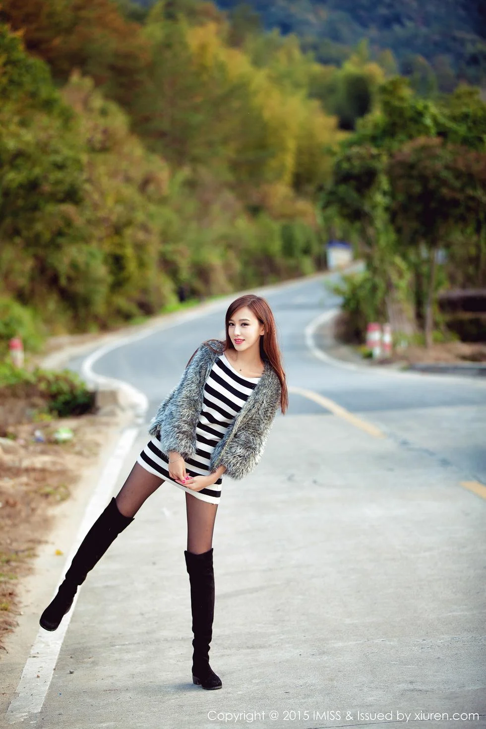 李玉洁Daisy大别山薄刀峰旅拍完美身材性感写真 第 76 张