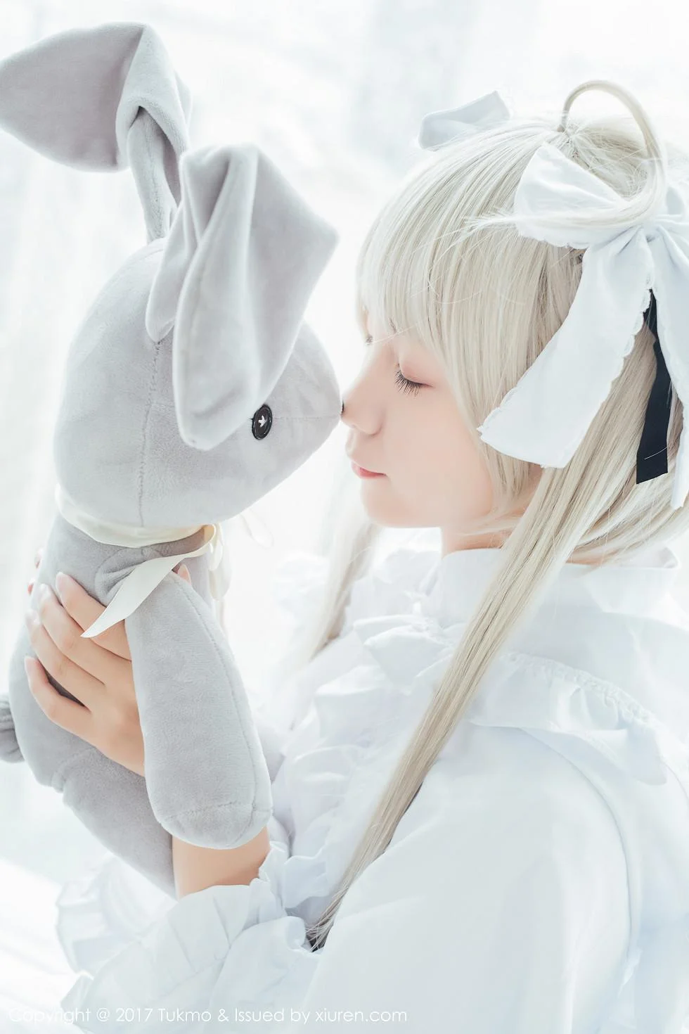 鱼丸COS春日野穹系列雪嫩皮肤甜美迷人写真 第 41 张