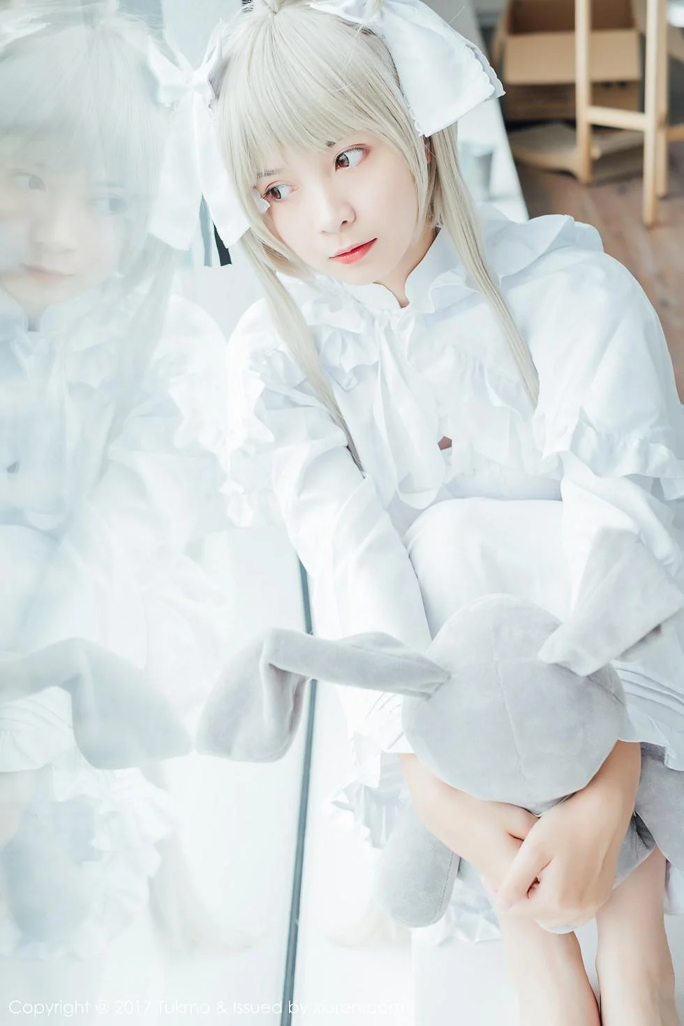 鱼丸COS春日野穹系列雪嫩皮肤甜美迷人写真 第 50 张