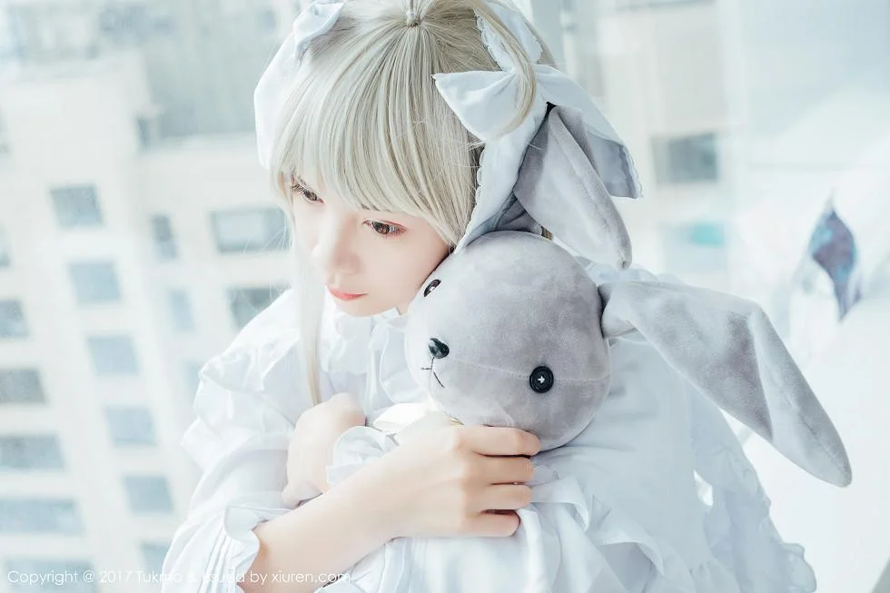鱼丸COS春日野穹系列雪嫩皮肤甜美迷人写真 第 52 张
