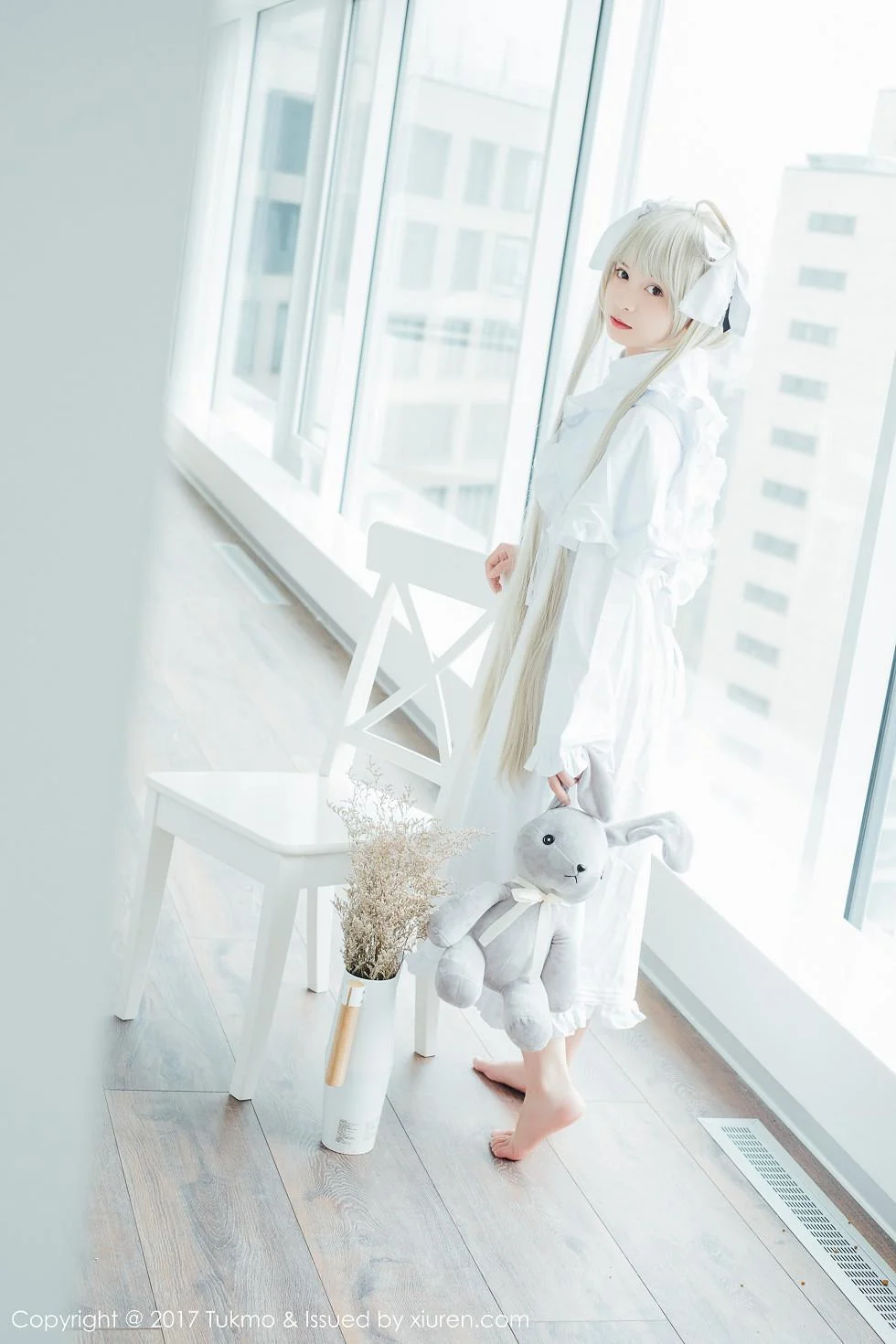 鱼丸COS春日野穹系列雪嫩皮肤甜美迷人写真 第 60 张