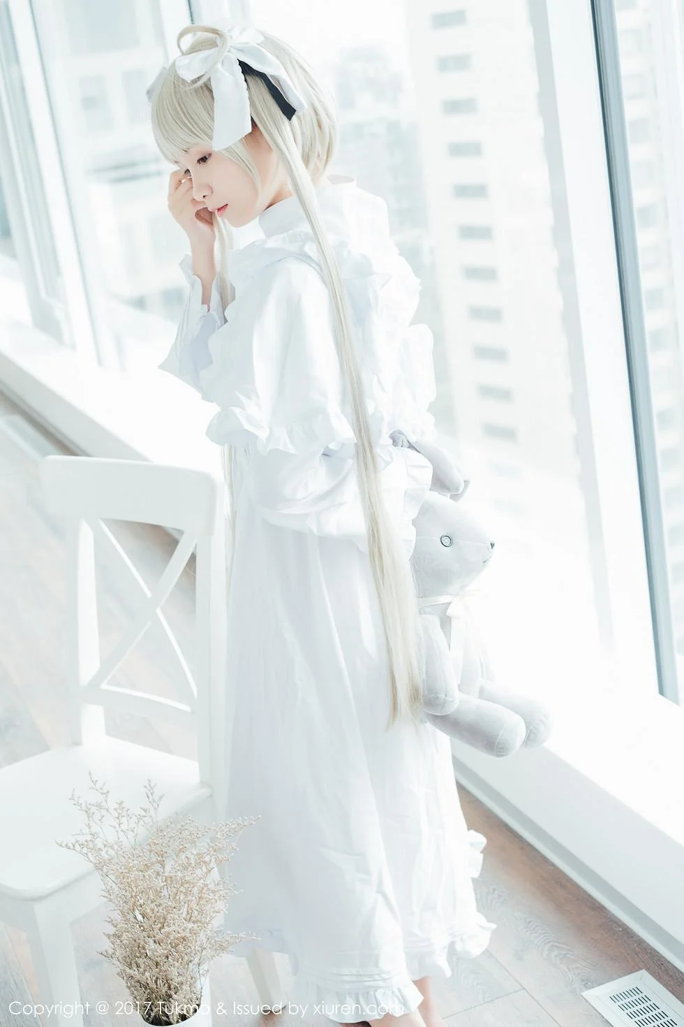 鱼丸COS春日野穹系列雪嫩皮肤甜美迷人写真 第 62 张