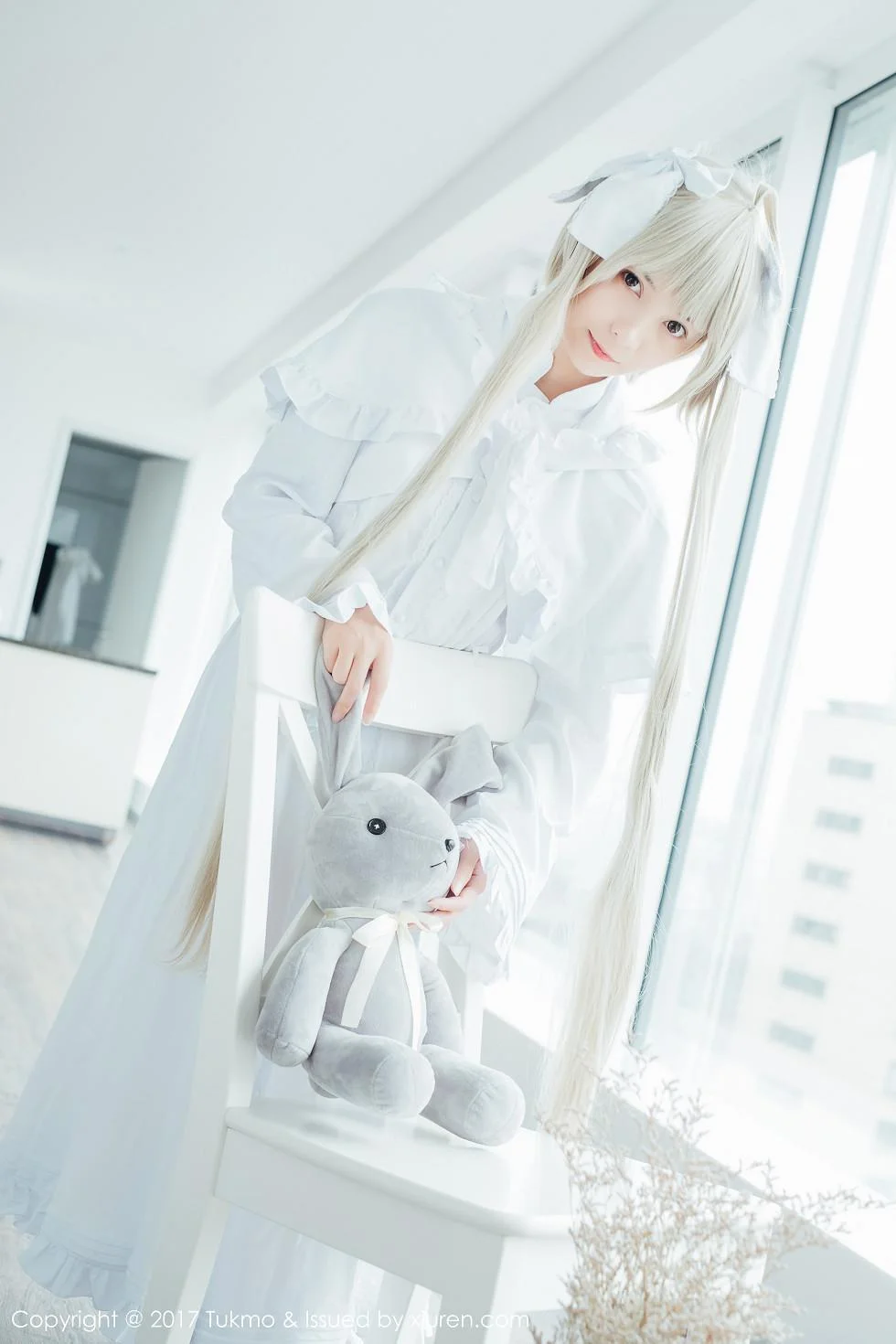 鱼丸COS春日野穹系列雪嫩皮肤甜美迷人写真 第 63 张