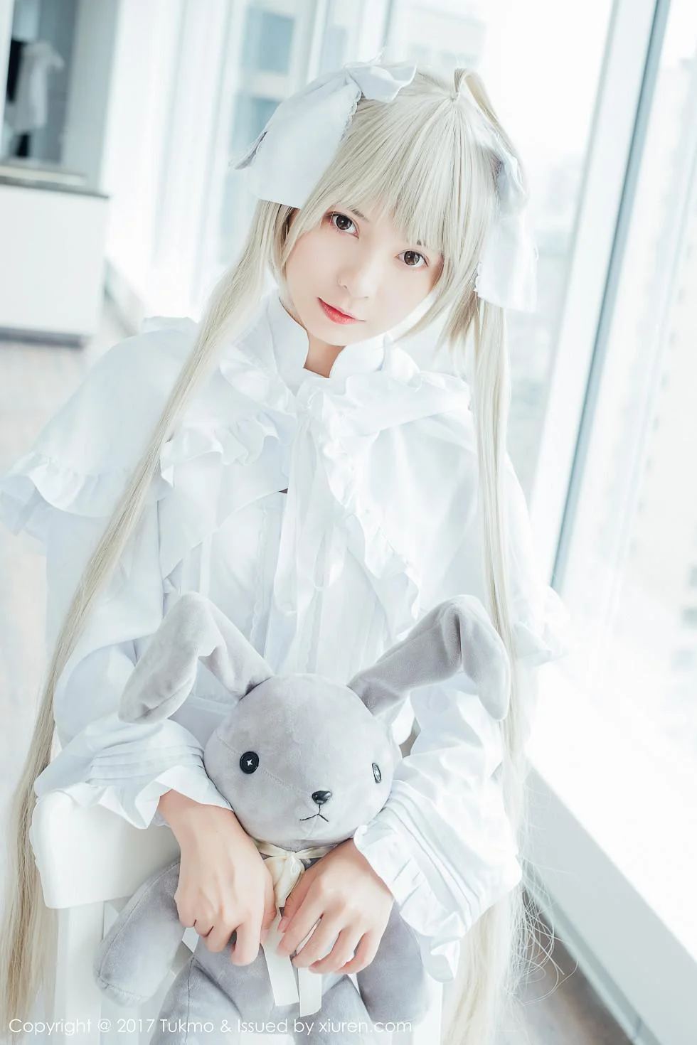 鱼丸COS春日野穹系列雪嫩皮肤甜美迷人写真 第 65 张