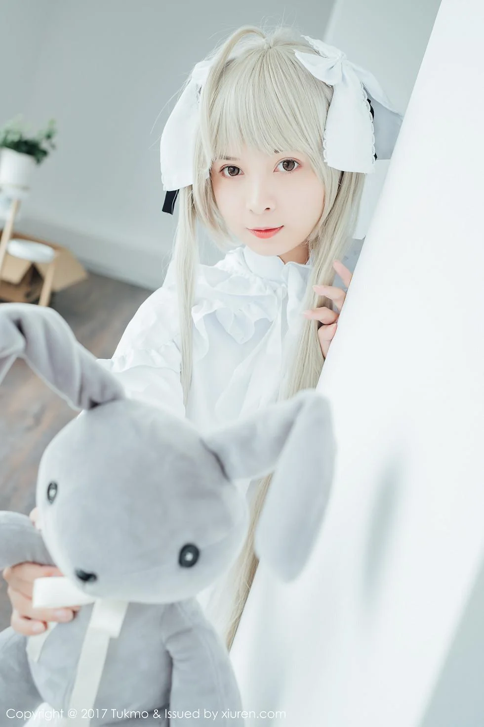 鱼丸COS春日野穹系列雪嫩皮肤甜美迷人写真 第 73 张