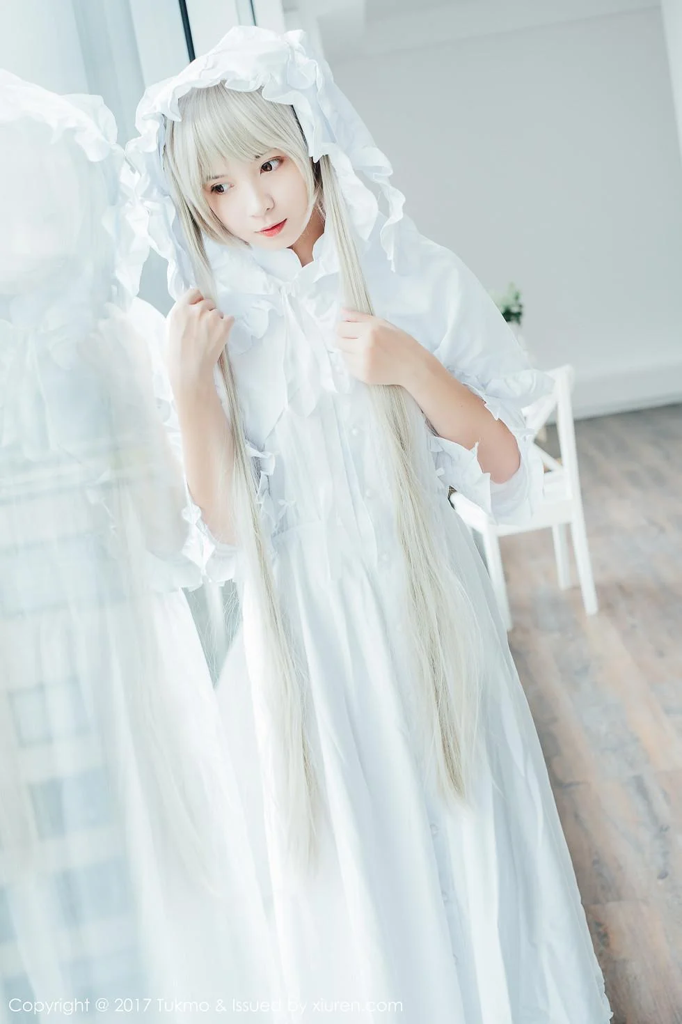 鱼丸COS春日野穹系列雪嫩皮肤甜美迷人写真 第 75 张