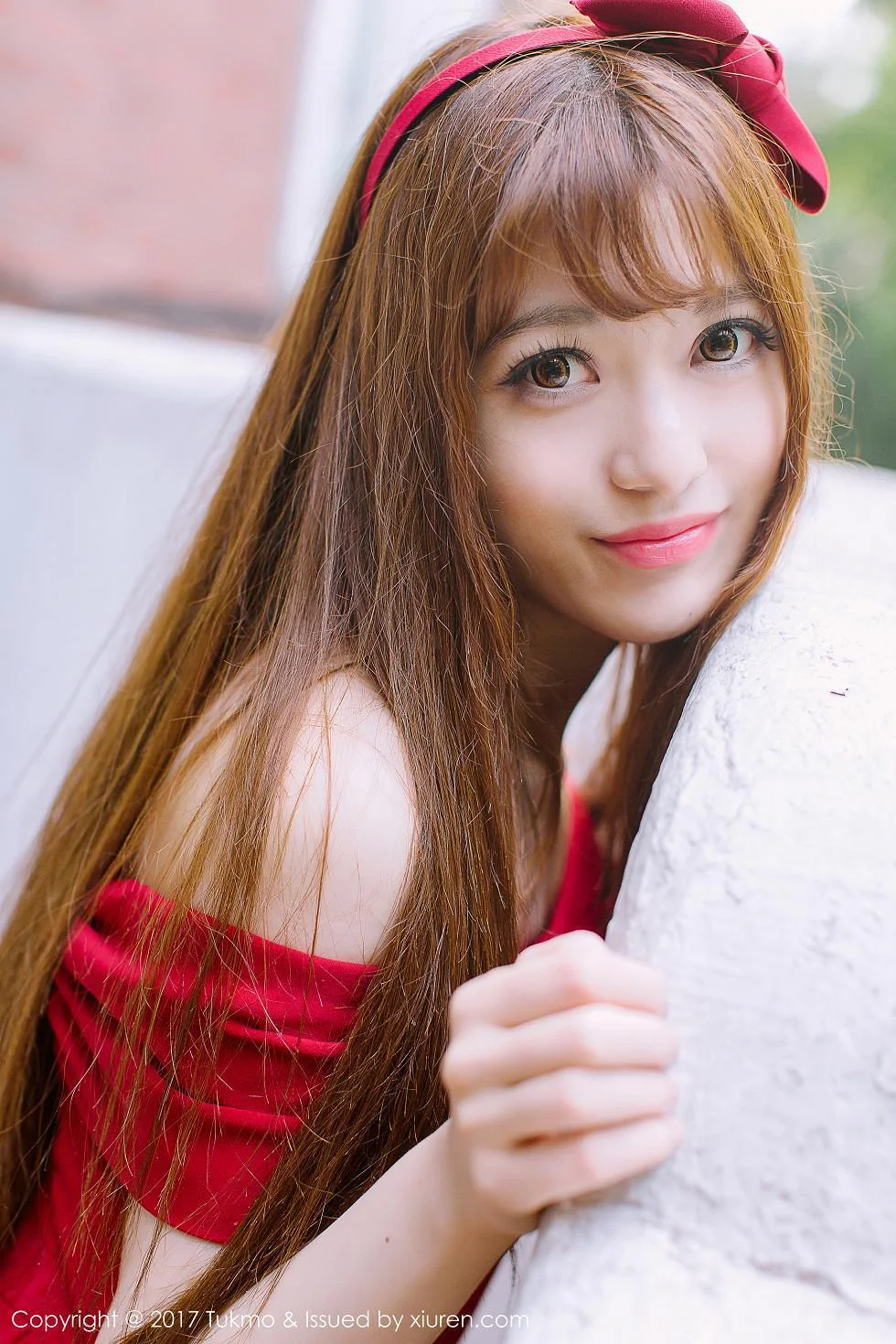 赵乃莹性感学生装及成熟红色连身裙清爽迷人写真 第 55 张