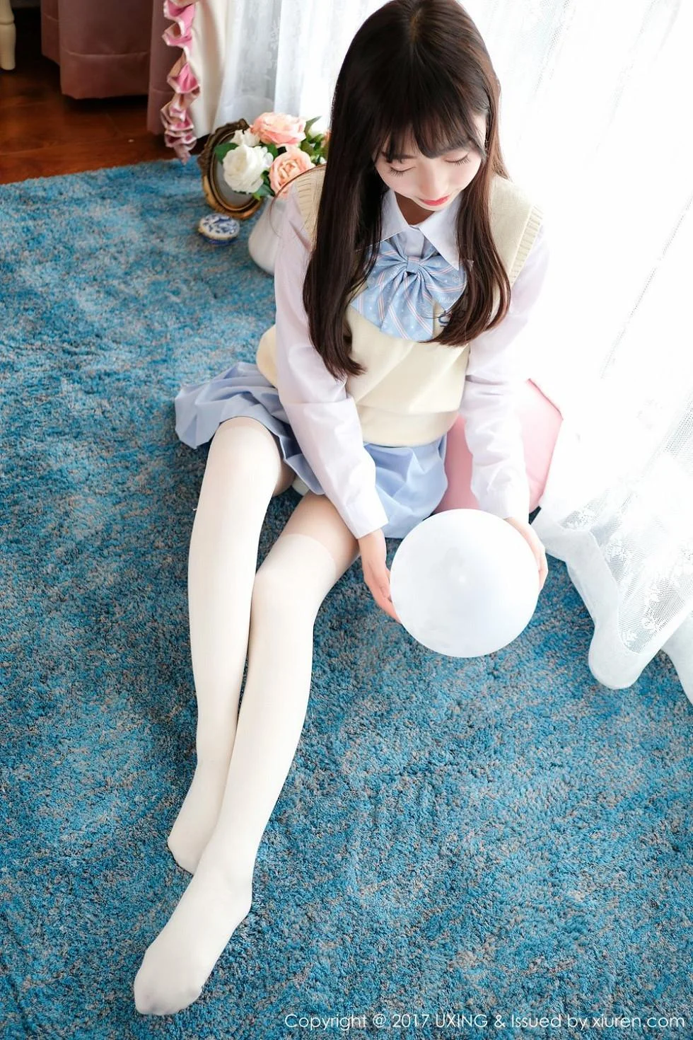 萝莉妹子丸子mayuki清纯学生装秀完美身材清爽迷人写真 第 14 张