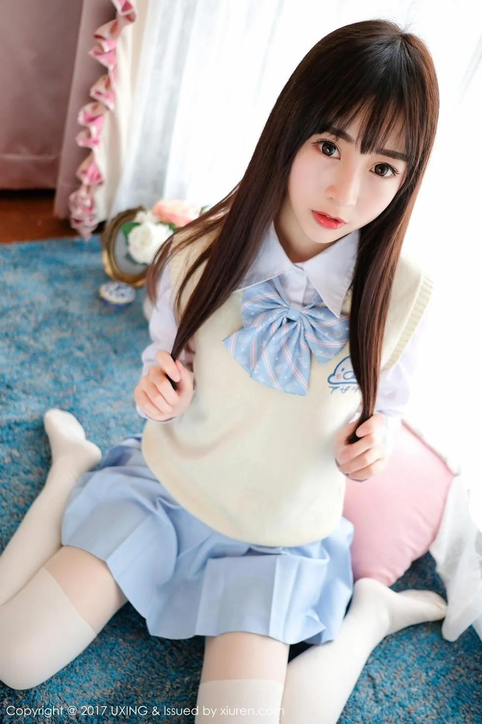 萝莉妹子丸子mayuki清纯学生装秀完美身材清爽迷人写真 第 18 张